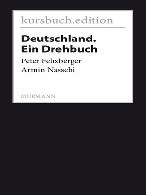cover image of Deutschland. Ein Drehbuch